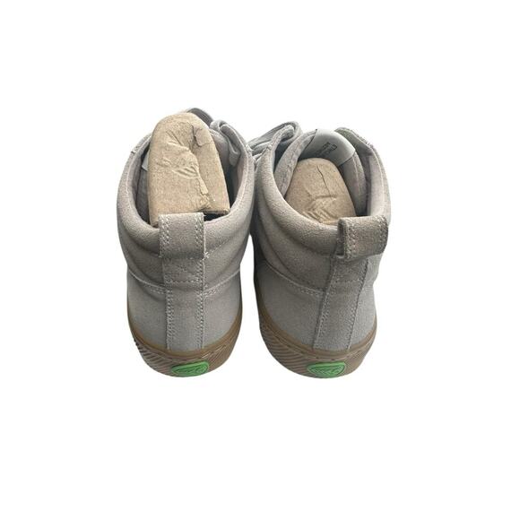 Cariuma OCA High Canvas Sneakers – Stone Gray with Gum Sole (Unisex) M-9/W-10.5 - Picture 5 of 7